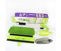 Suelo Spray Mop limpiador de vapor frío cocina Me de reemplazo de por vida seguro para; Madera, Madera, baldosas, laminado, alfombra, y todo tipo de suelos. Recambio y reutilización para limpieza duro suciedad con fácil de microfibra