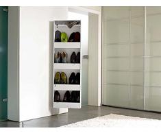 Zapatero para Bert 500 185 blanco zapatero/giratorio soporte de pared