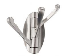 Gosear 3-Gancho Plegable Montado en Pared Giratorio Aleación de Gancho Estante Rack de Toalla de Tela para Cocina Cuarto de Baño