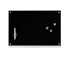 Zeller 11661 - Pizarra magnética (cristal), color negro
