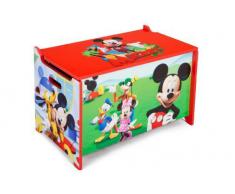 Delta Kids - Caja de juguetes de madera (62,2 x 39,3 x 33,7 cm) Mickey Mouse Talla:número: 1 unidad