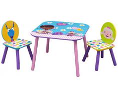 Mesa y 2 sillas Doctora Juguetes infantil de madera. TT89489DM