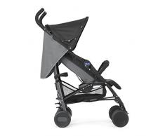 Chicco Echo - Silla de paseo, ligera y compacta, 7,6 kg, color negro