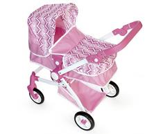 ColorBaby - Carrito de paseo convertible en sillita, color rosa (43104)