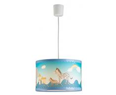 Lámpara de techo cebra Stolte 22071 arco iris cielo y nubes lámpara para habitación infantil