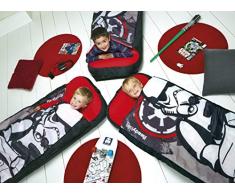 ReadyBed 406SWA - Cama juvenil hinchable y saco de dormir en uno con diseño Star Wars, color blanco