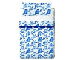 Disney Star Wars Sides - Juego de sabanas 3 piezas para cama de 105 cm
