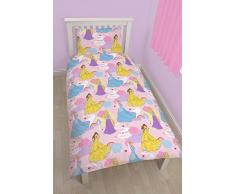 Character World Disney Princess Enchanting - Juego de ropa de cama individual, diseño de Princesas, multicolor