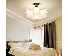 Creativos LED modernos Sala de estar minimalista nubes de techo lámpara del dormitorio de iluminación de lámparas de sala comedor den Niños , white 5 head
