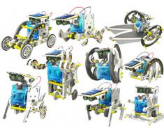 CEBEKIT - Kit Juguete Didactico Educativo 14 X1 Educacional Solar Robot C-9921