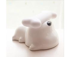 Splink LED Iluminación infantil nocturna Lámpara de la mesilla con sensor táctil Regulable Recargable Lámpara de mesa Forma de perro Cachorro Sistema de apagado automático para Niño Bebé (luz cálida)