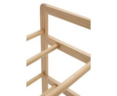 Premier Housewares PRIME - Estantería de madera de 3 pisos para habitación infantil, 9 compartimentos de plástico, 64 x 30 x 65 cm, multicolor