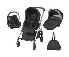 Bébé Confort Streety Next - Cochecito de paseo, 3 piezas, color negro (black crystal)