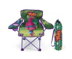 Arditex TL11351 - Silla plegable con brazos y funda, diseño Trolls