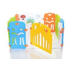 LCP Kids Corral M Parque de juegos infantil con gran elemento con integrados Juguetes / bebé barrera de seguridad - EN 71 certificado
