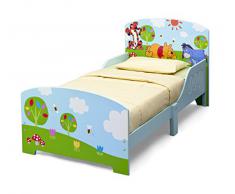 Delta Kids - Cama infantil (madera, con escalón, aprox. 143 x 77 x 67 cm, varios diseños disponibles)