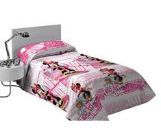 Export Trading Disney - Colcha de coprileto con diseño Mickey & Friends, 260 x 180 cm