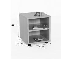 Mobeduc 600109HP22 - Mueble infantil superbajo/estantería, madera, color haya y rosa, 36 x 40 x 44 cm