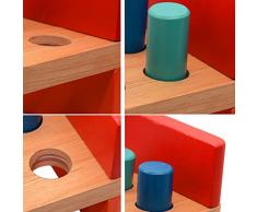 Golpeando Banco de madera con el martillo para niños pequeños bebés Niños Bebes para niños