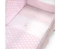Cambrass Ter - Edredón para cuna, 70 x 140 cm, color rosa