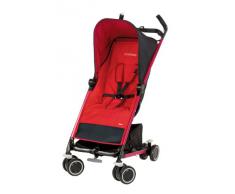 Maxi-Cosi 13053867 Noa - Silla de paseo compacta con cesta de la compra, capota, protector para la lluvia, pinza para sombrilla color rojo