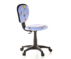 HJH Office 670180 Kiddy - Silla de escritorio infantil con diseño de piratas