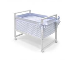 Cambrass Next Ter - Minicuna, 56 x 90 x 73 cm, color celeste