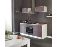 Générique 8050A2138A80 - Módulo de cocina, color blanco / berenjena