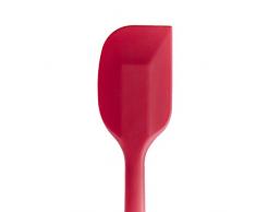 HornTide espatula de silicona de 4 piezas conjunto 2x espatula grande 2x pequeña espátula resistente al calor soportar 230 ° C 446 °F Premium espátulas de utensilios de cocina rojo