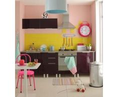 Cocina completa 240 cm, color morado brillante