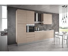 Enrica cocina modular, sin electrodomésticos.