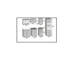 JUSThome Torino II Cocina completa 240 cm Modelo de manija I