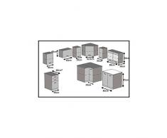 JUSThome Lidja L-Cocina completa 190x170 cm Color: Blanco Brillante
