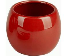 Enjuague Bucal De Sanwood Taza COPPALINO rojo - taza Hecho De Cerámica - Vaso cepillo de dientes apto para Coppa