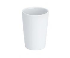 Wenko 21695100 vaso para cepillo de dientes Coni, cerámica, 7,5 x 10,7 x 7,5 cm, blanco