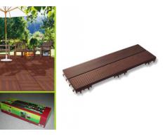 Intermas - Tarima madera ipe ranurada 0.2x06 m(4u.)