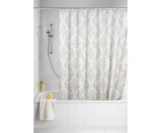 WENKO 20048100 Cortina de ducha Baroque - antibacterial, lavable, Poliéster, Beige