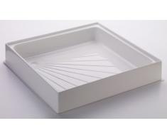 Brunner 300606 - Plato de ducha (600 x 600 mm), color blanco