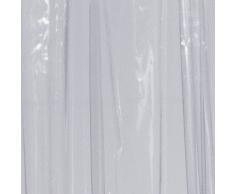 Ridder 360000-350 - Cortina de ducha de plástico (100 x 200 cm, incluye enganches), transparente