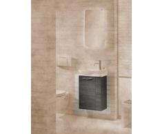 Lavabo mueble para fregadero de aseo Vadea color (front): pino antracita, color (estructura): pino Antracita