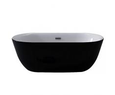 Bañera Montreux – En negro independiente bañera sanitaria Black baño