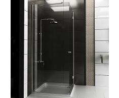 Cabina de ducha funshirt/cuadro gimnasio ducha/alpen Berger/90 x 200 cm aprox ducha/cabina de ducha de vidrio con juego de accesorios