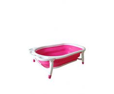 Asalvo F90500R - Bañera flexible, tamaño regular, color rosa