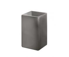 Kleine Wolke 5045901852 Flash - Vaso para cepillo de dientes de cerámica, color gris