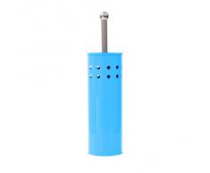 Axentia 282234 - Escobillero de WC (acero inoxidable), color azul