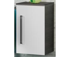 35,5 x 59 cm Armario (frontal): Color Blanco, color (estructura): pino Antracita