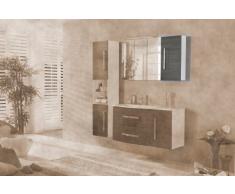 35 x 68 cm Armario Lugano/como color (frontal): pino Antracita, Color (estructura): Blanco Brillante, orientación: Puerta Bisagra Derecho