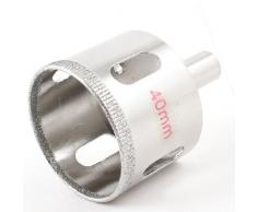 Metal Hardware 40 mm diamante corte para azulejos de cerámica corona para perforar cristal