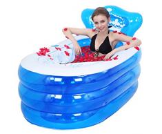 Inflable bañera engrosada bañera de adultos plegable, bañera barril del baño de los niños, bañera de plástico. ( Tamaño : S )