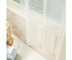 Cortina gruesa para ducha, diseño 3D impermeable baño diseño de gotas de agua, transparente de OPEN BUY